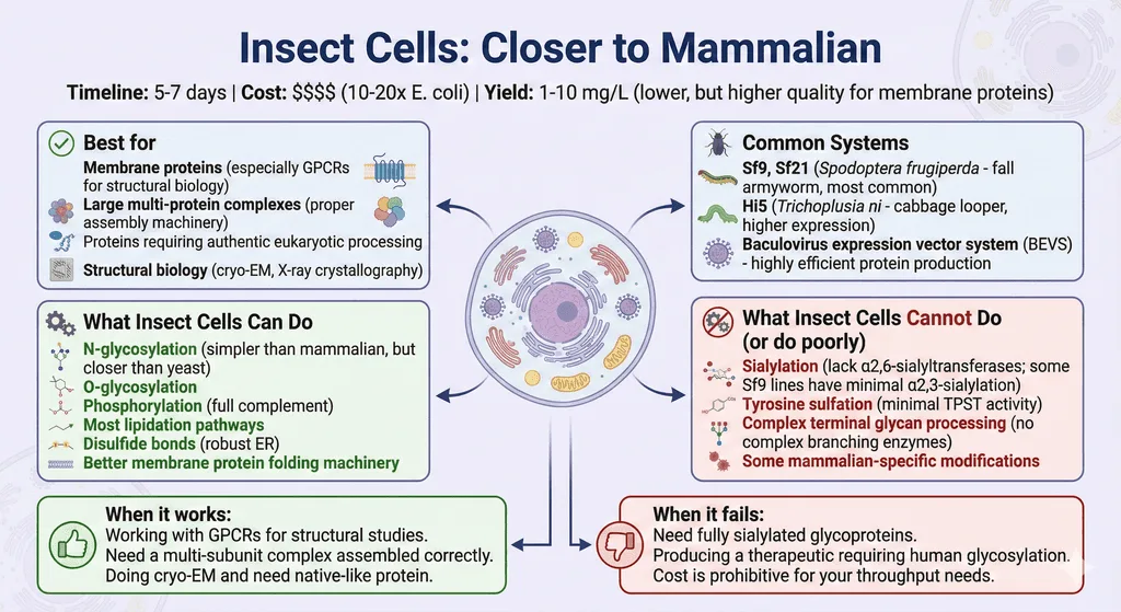 Insect Cell Expression System Diagram