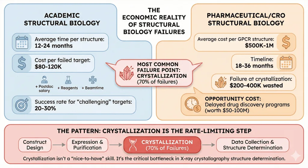 Diagram Showing Downsides and Impact of Structural Biology Failures